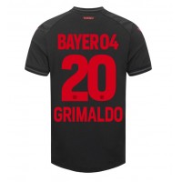 Bayer Leverkusen Alejandro Grimaldo #20 Hemmatröja 2023-24 Korta ärmar